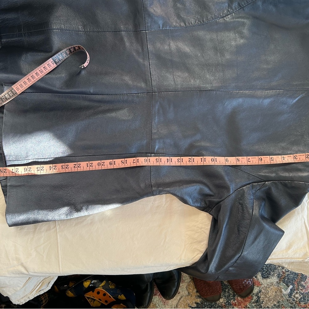 London Fog deep purple Leather Blazer - Picture 13 of 13